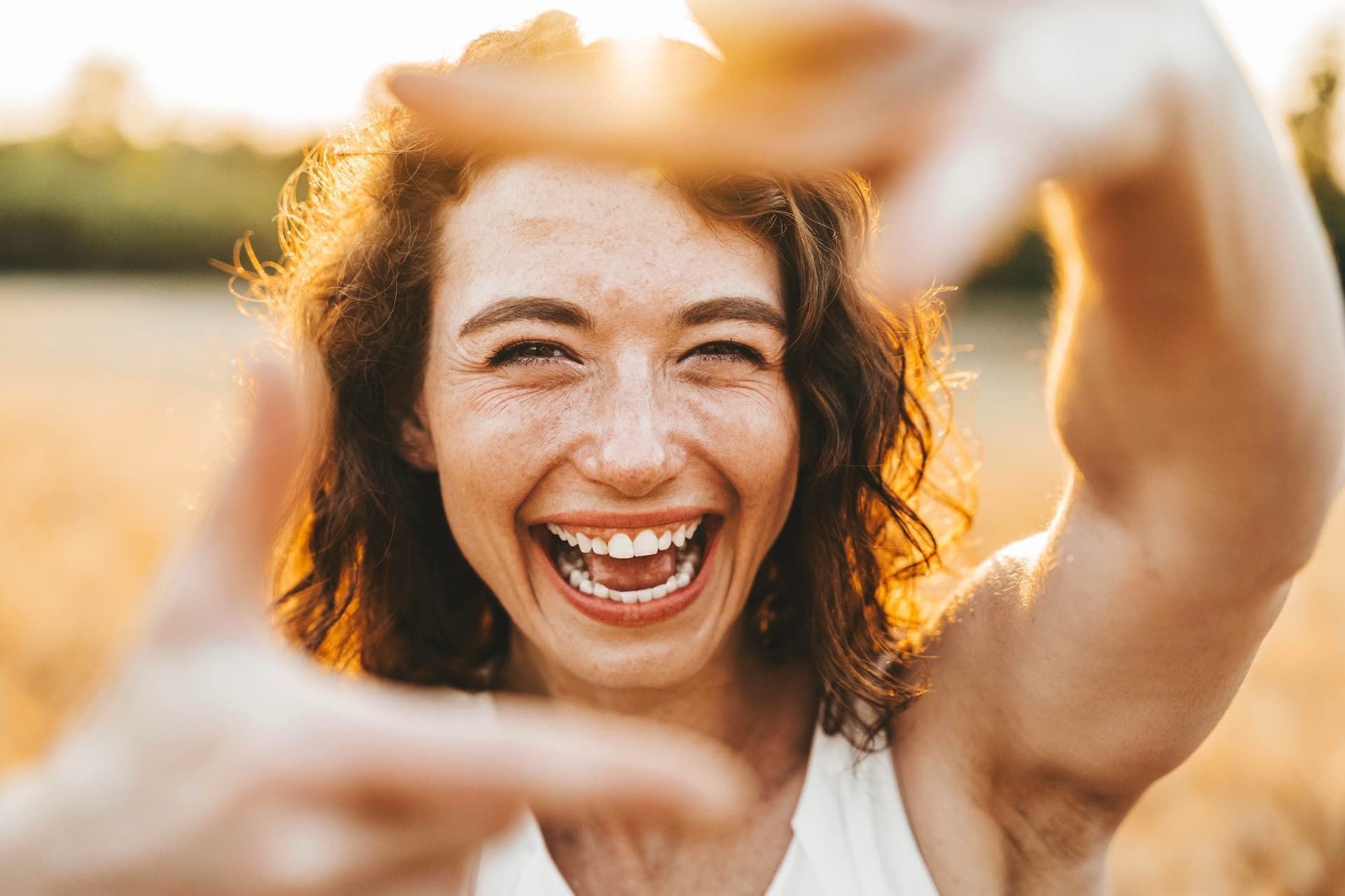 A grounded, calming moment of self-care